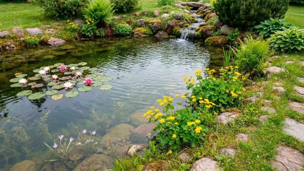 Augalų rūšys ir jų specifika tvenkinyje