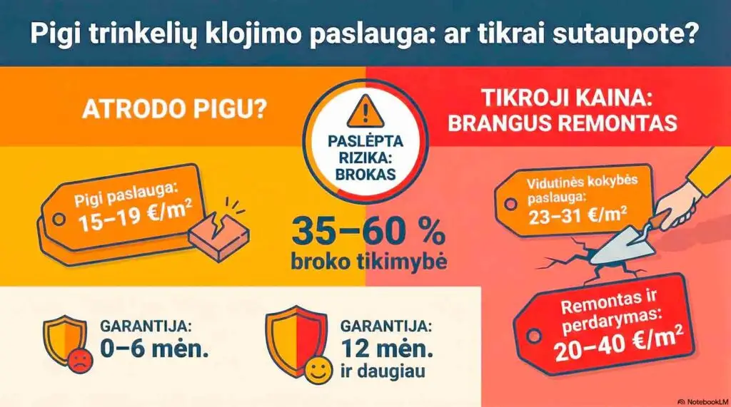 Išvados ir rekomendacijos: kaip pasirinkti trinkelių klojimo paslaugą