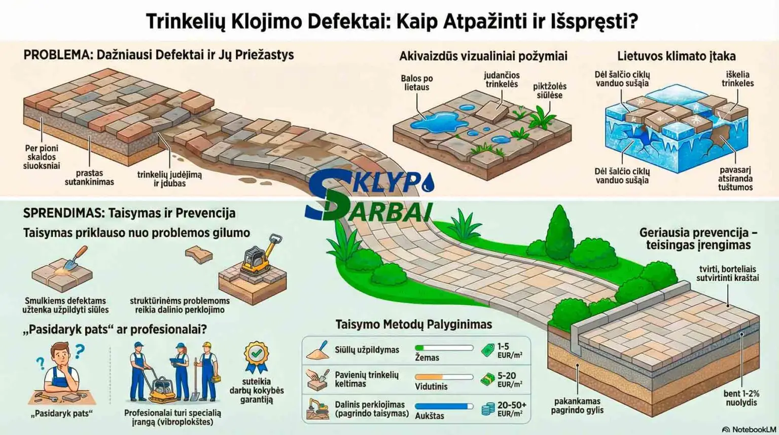 Ilgaamžė danga reikalauja dėmesio