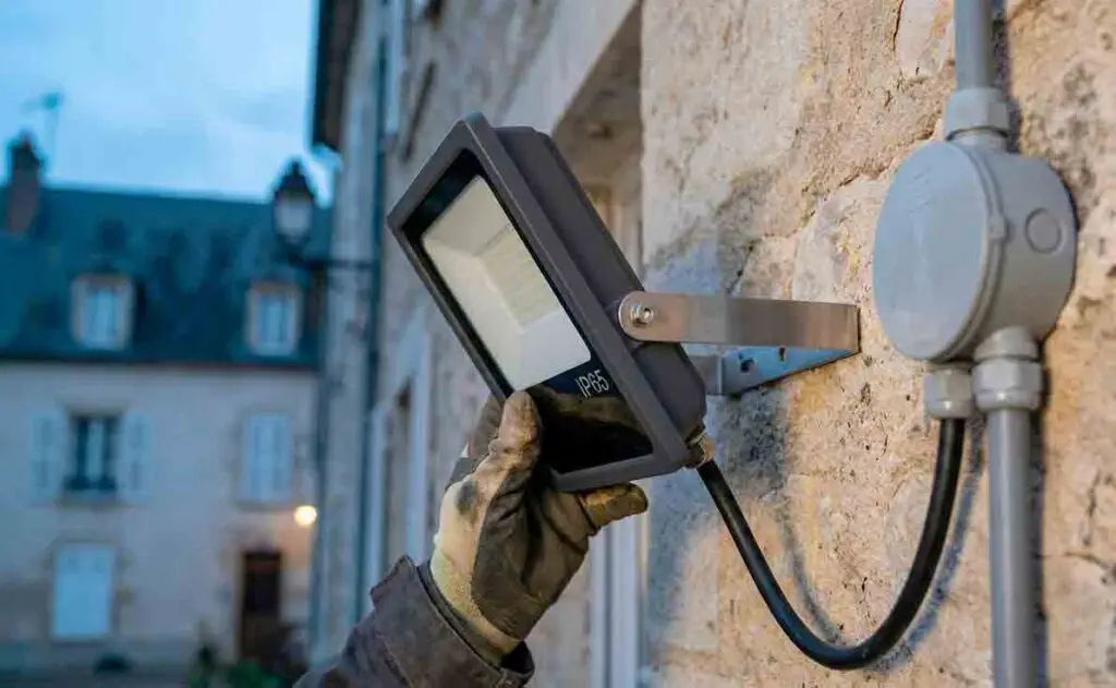 Apšvietimo elementų pasirinkimas lauko apšvietimo įrengimui: šviestuvai, laikikliai ir elektros įranga