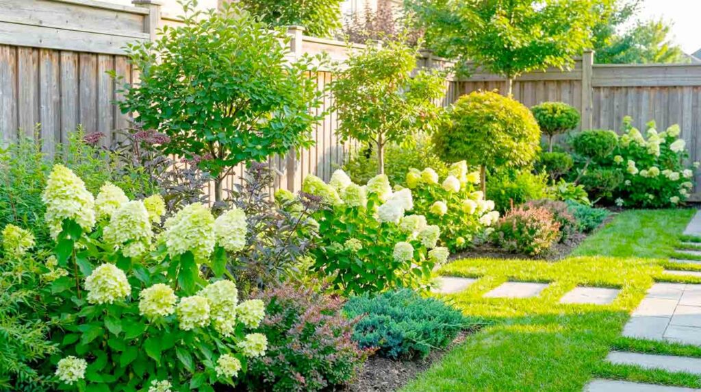 Krūmai ir kompaktiški medžiai