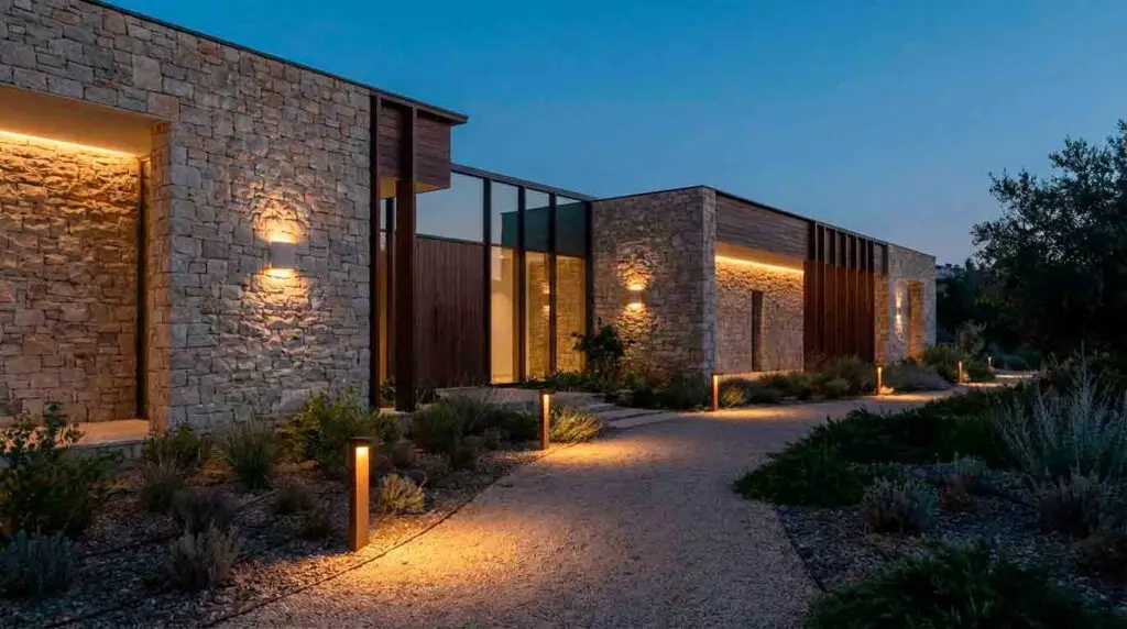 DIZAINO PRINCIPAI lauko apšvietimas