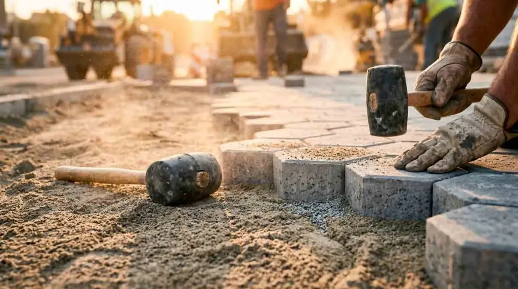 dažniausiai pasitaikančias klaidas trinkelių klojimo procese